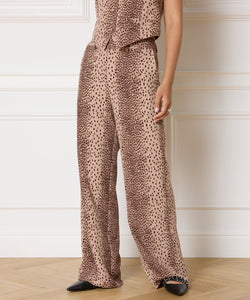 REFINED DEPARTMENT | PUCK PANTS - LEOPARD