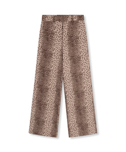 REFINED DEPARTMENT | PUCK PANTS - LEOPARD