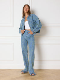 REFINED DEPARTMENT | HANNAH DENIM PANTS -  BLUE