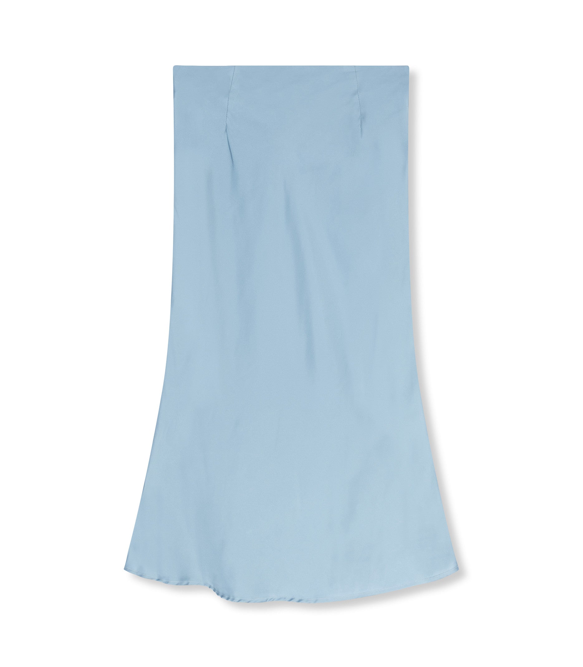 REFINED DEPARTMENT | AUDREY SATIN SKIRT - LIGHT BLUE