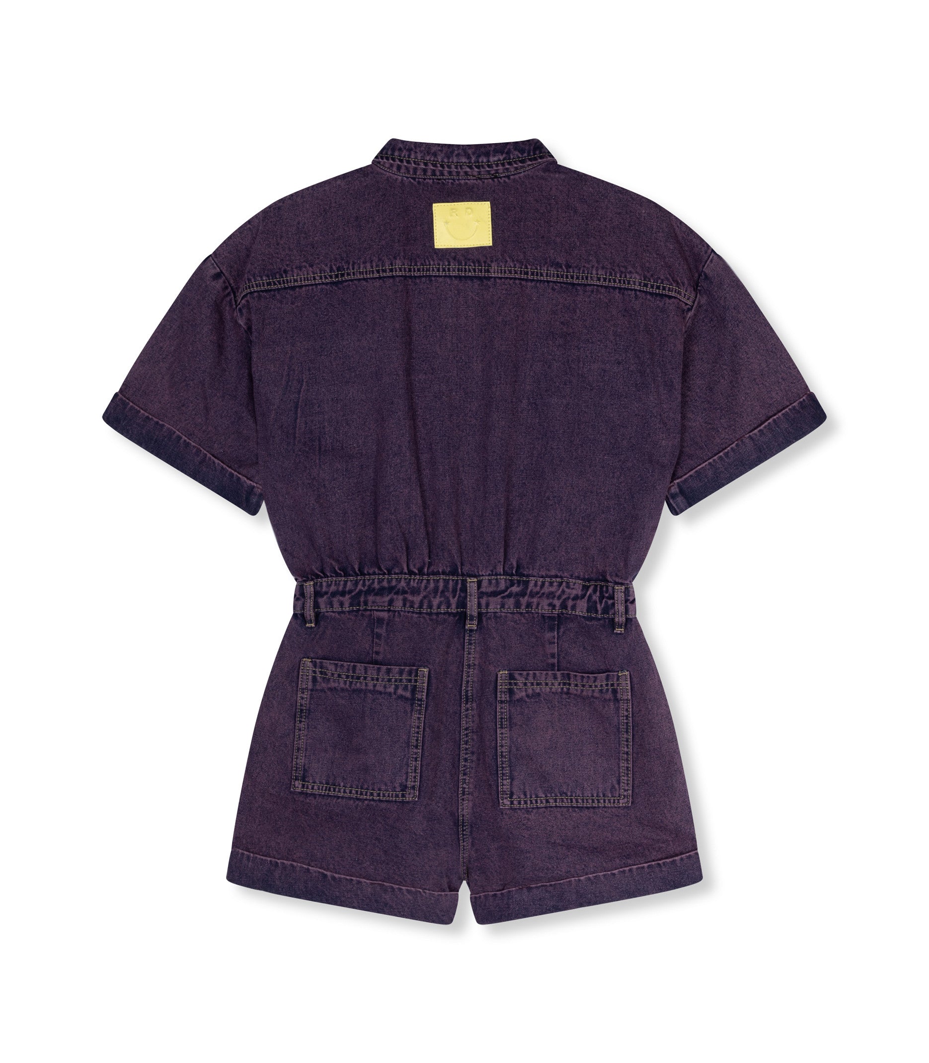 REFINED DEPARTMENT | KATE JEANS JUMPSUIT - PURPLE