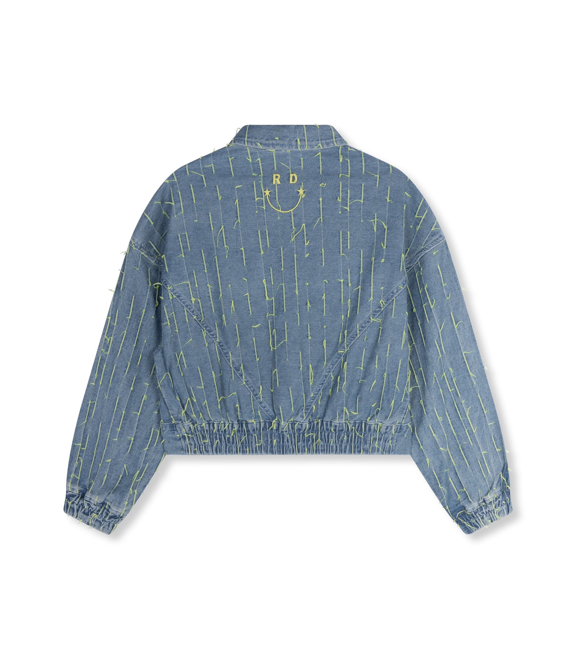 REFINED DEPARTMENT | BLOOM DENIM JACKET - BLUE