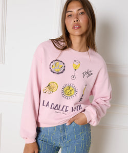 REFINED DEPARTMENT | KNITTED SWEATER JAYNE - SOFT PINK