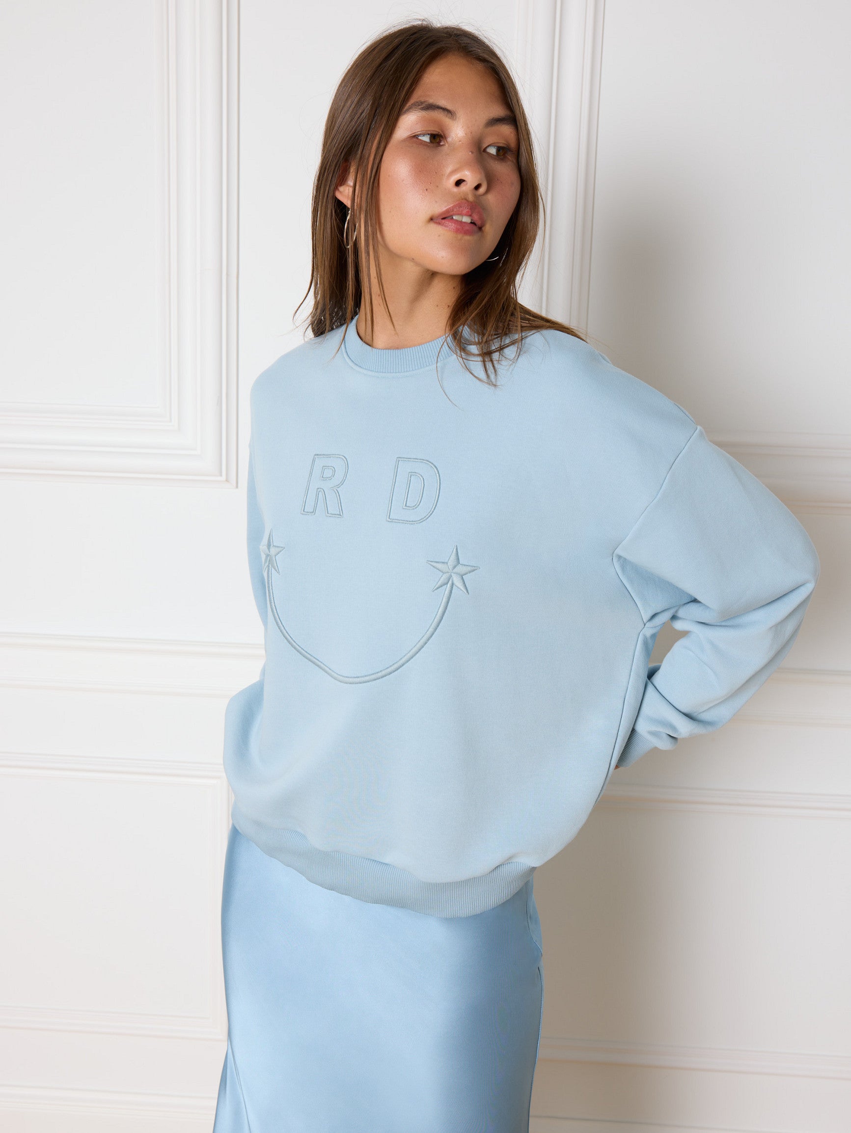 REFINED DEPARTMENT | FEMME SWEATER - LIGHT BLUE