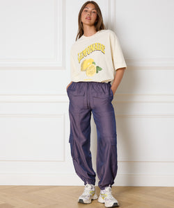 REFINED DEPARTMENT | VIKKI POCKET PANTS - PURPLE