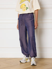 REFINED DEPARTMENT | VIKKI POCKET PANTS - PURPLE