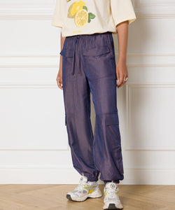 REFINED DEPARTMENT | VIKKI POCKET PANTS - PURPLE