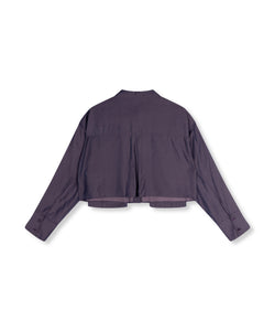 REFINED DEPARTMENT | TINA POCKET SHIRT - PURPLE