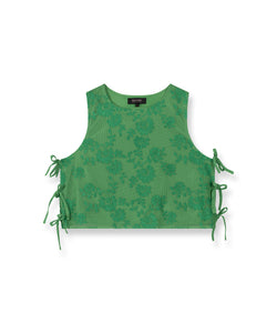 REFINED DEPARTMENT | GABRIELLE SL TOP - GREEN