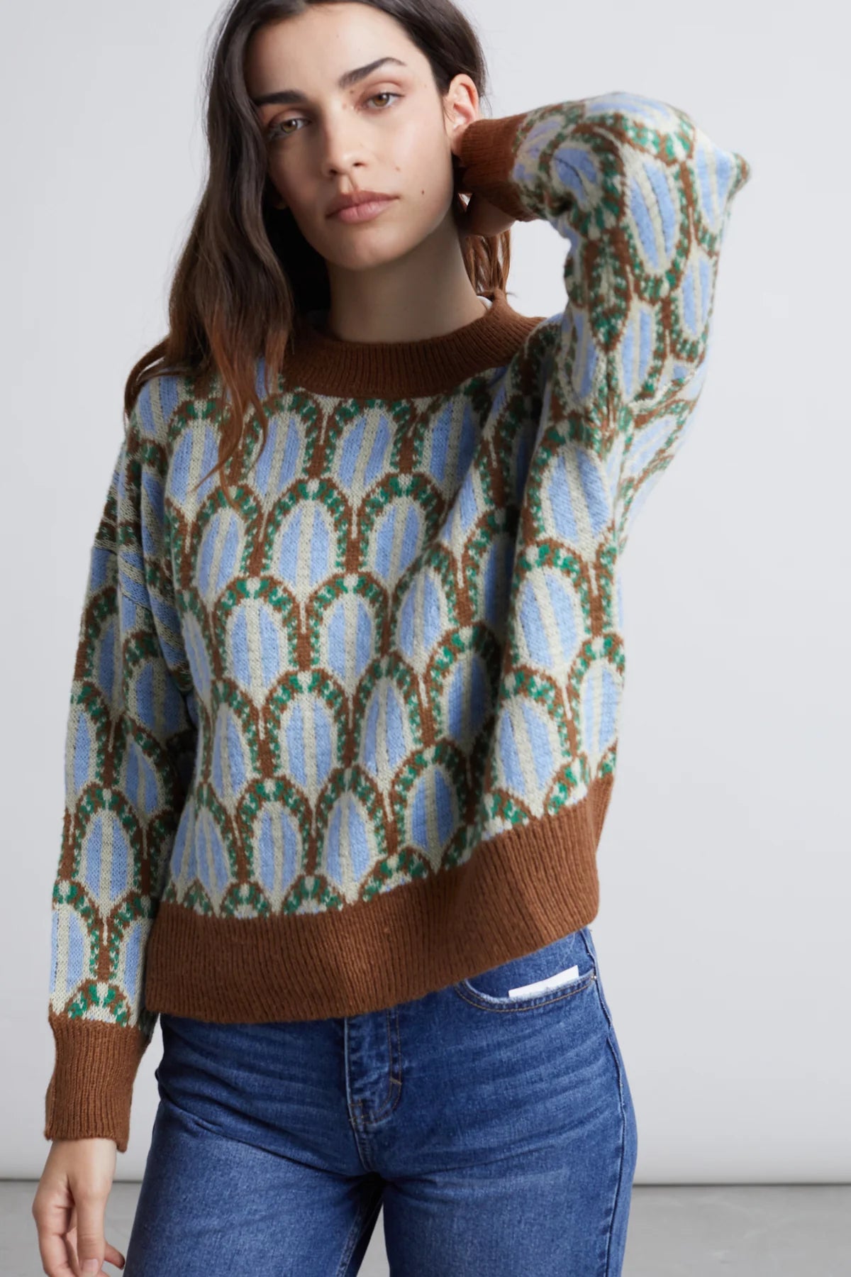 ARCH PRINT PULLOVER - MULTICOLOR