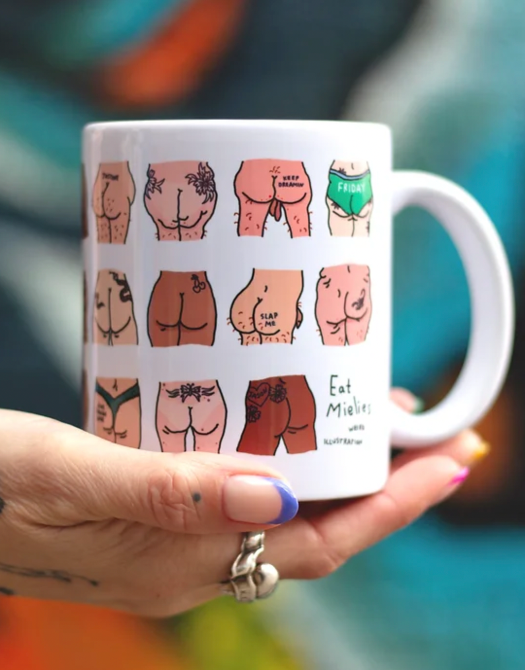 EAT MIELIES | MUG - TATTOOED BUTTS