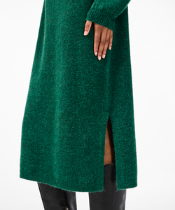 Y.A.S | BALIS LS FUNNEL KNIT DRESS - FIR