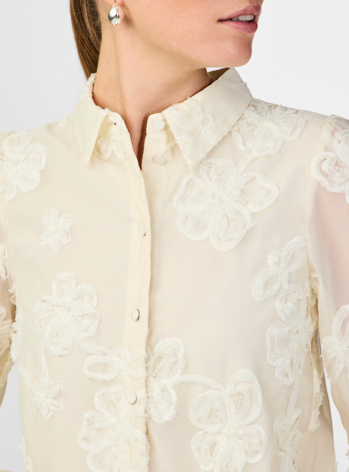 Y.A.S | FRIMA LS SHIRT - GARDENIA