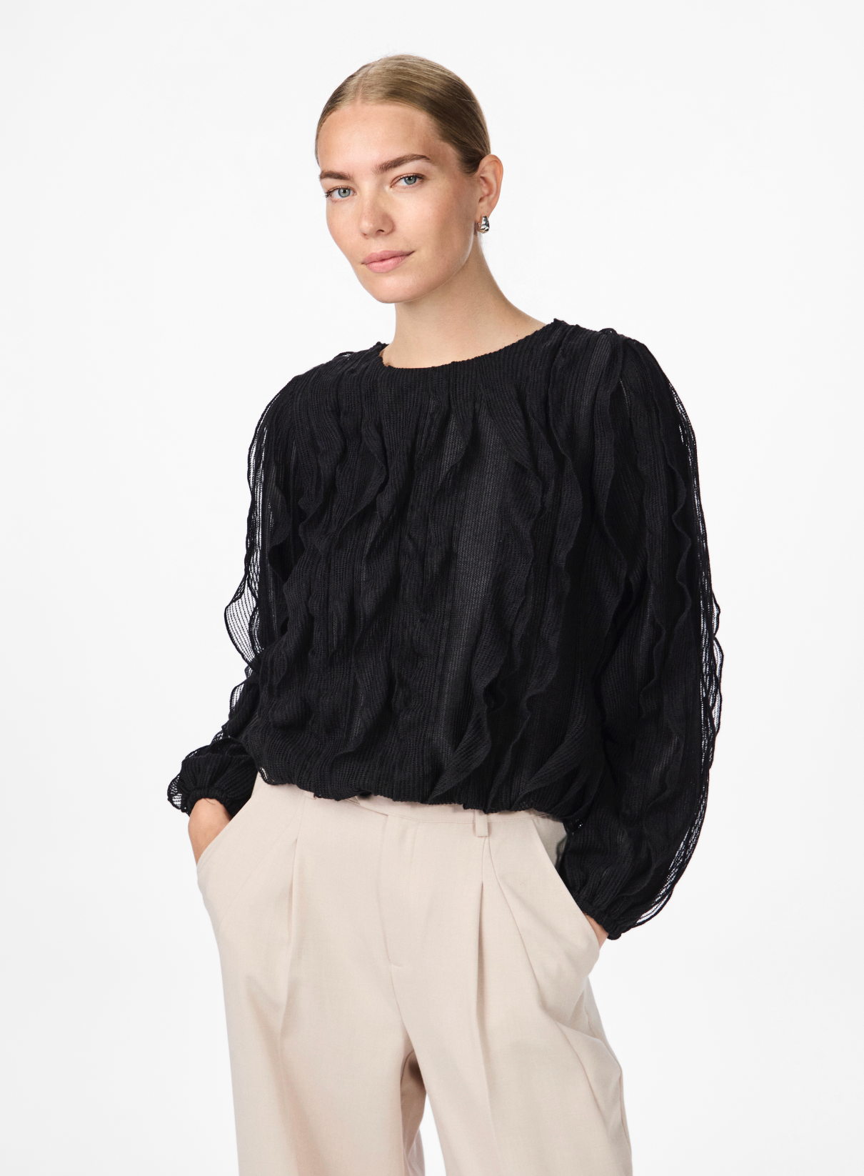 Y.A.S | MEZUNA LS TOP - BLACK