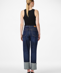 Y.A.S | MARIA HMW JEANS - DARK BLUE DENIM