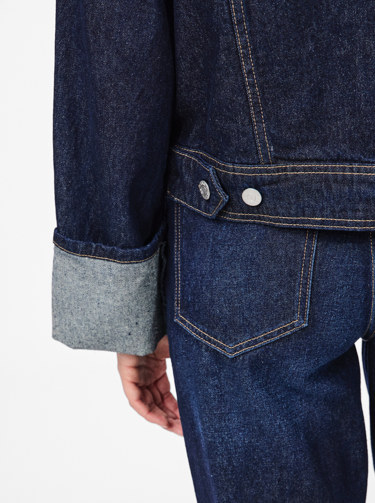 Y.A.S | MARIA LS DENIM JACKET - DARK BLUE DENIM