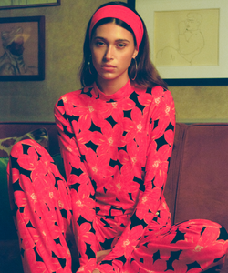 HARPER & YVE | JANE PANTS - SPICY RED FLOWER