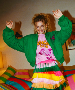 HARPER & YVE | TESSA '25 COLLECTION: TESSA BOMBER JACKET - FUNKY GREEN