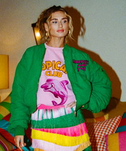 HARPER & YVE | TESSA '25 COLLECTION: TESSA BOMBER JACKET - FUNKY GREEN