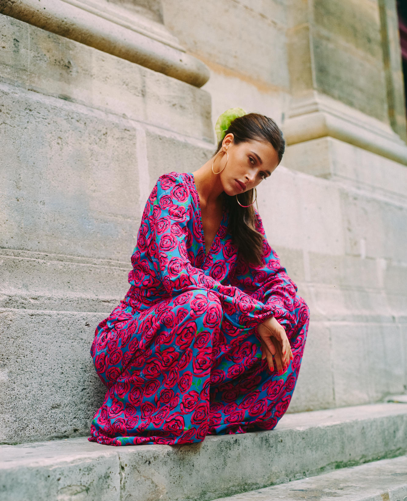 HARPER & YVE | FLORA LS TOP - ICONIC ROSE