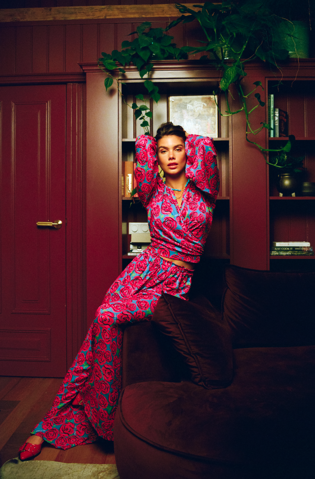 HARPER & YVE | FLORA LS TOP - ICONIC ROSE