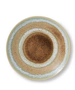 HKliving | 70S CERAMICS: SAUCER - SKYLINE
