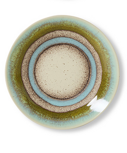 HKliving | 70S CERAMICS: SAUCER - GLINT