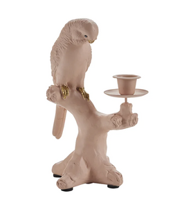 BAHNE & CO | PARROT CANDLE HOLDER - ROSE