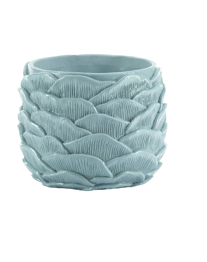 BAHNE & CO | FLOWERPOT WITH LEAVES - LARGE
