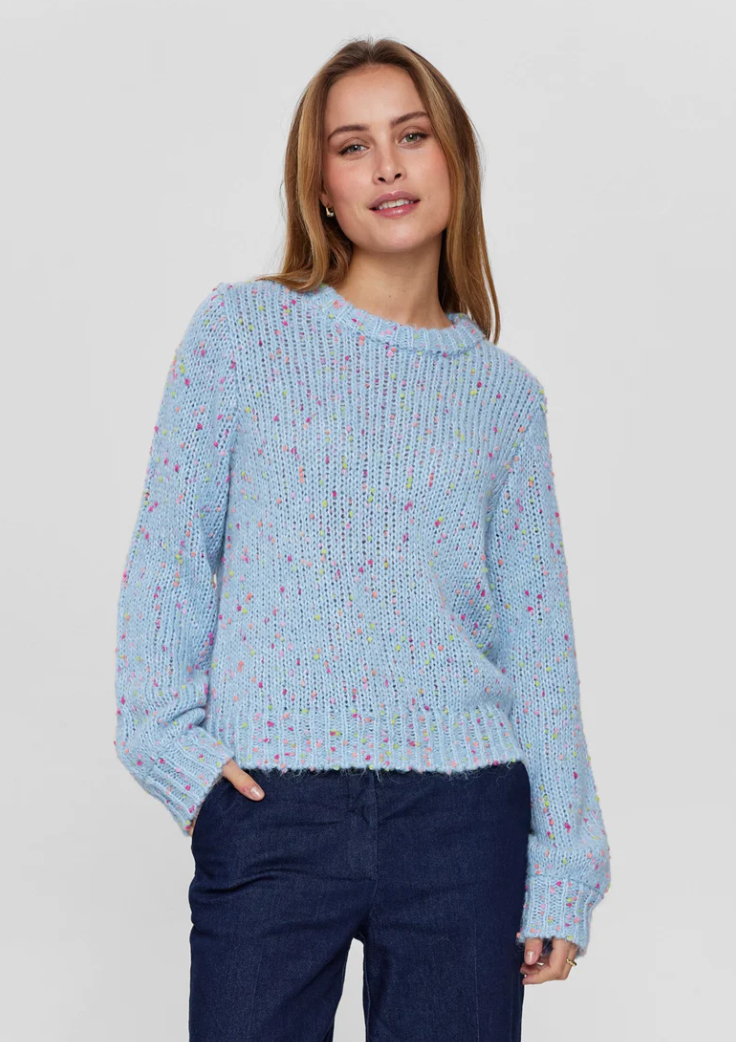 NUMPH | NEPS PULLOVER - POWDER BLUE