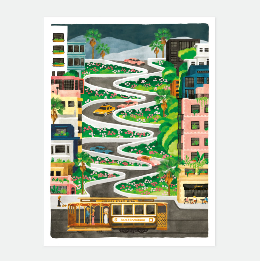 ATWTS | POSTER - LOMBARD STREET