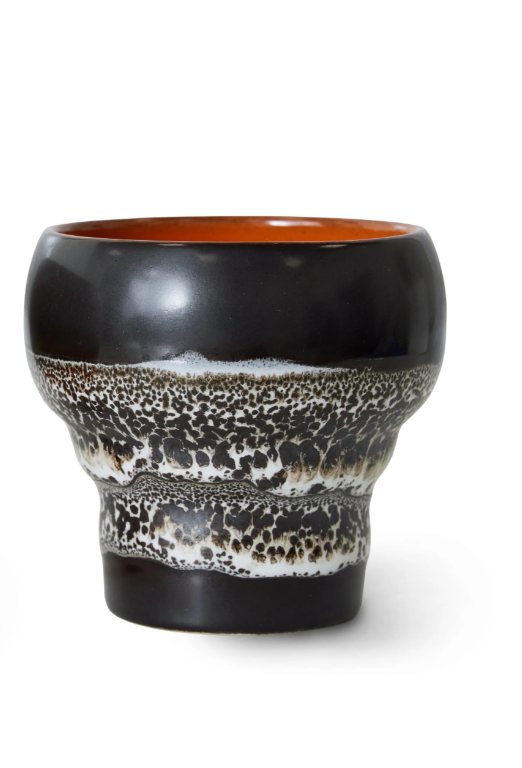 HKliving | 70S CERAMICS: LUNGO MUG - BASALT ROCK ON