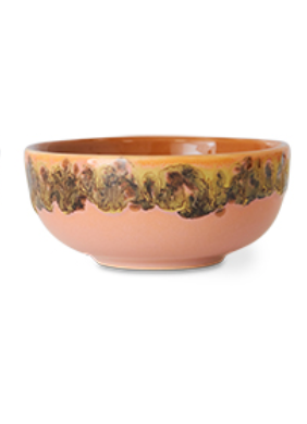 HKliving | 70S CERAMICS: XS BOWL - MARINE LUSH