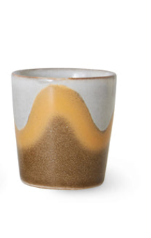 HKliving | 70S CERAMICS: EGG CUPS - GRANITE