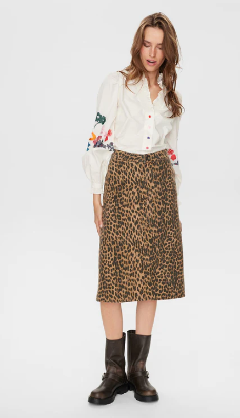 NUMPH | GIGI SKIRT - TIGERS EYE