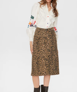 NUMPH | GIGI SKIRT - TIGERS EYE