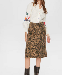 NUMPH | GIGI SKIRT - TIGERS EYE