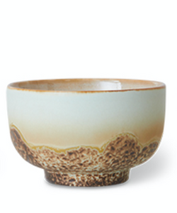 HKliving | 70S CERAMICS: NOODLE BOWL - SEABREEZE SHELL