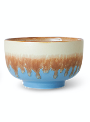 HKliving | 70S CERAMICS: NOODLE BOWL - SEABREEZE SHORES