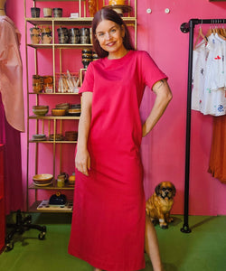 GRACE & MILA | ROSALIE DRESS - CERISE