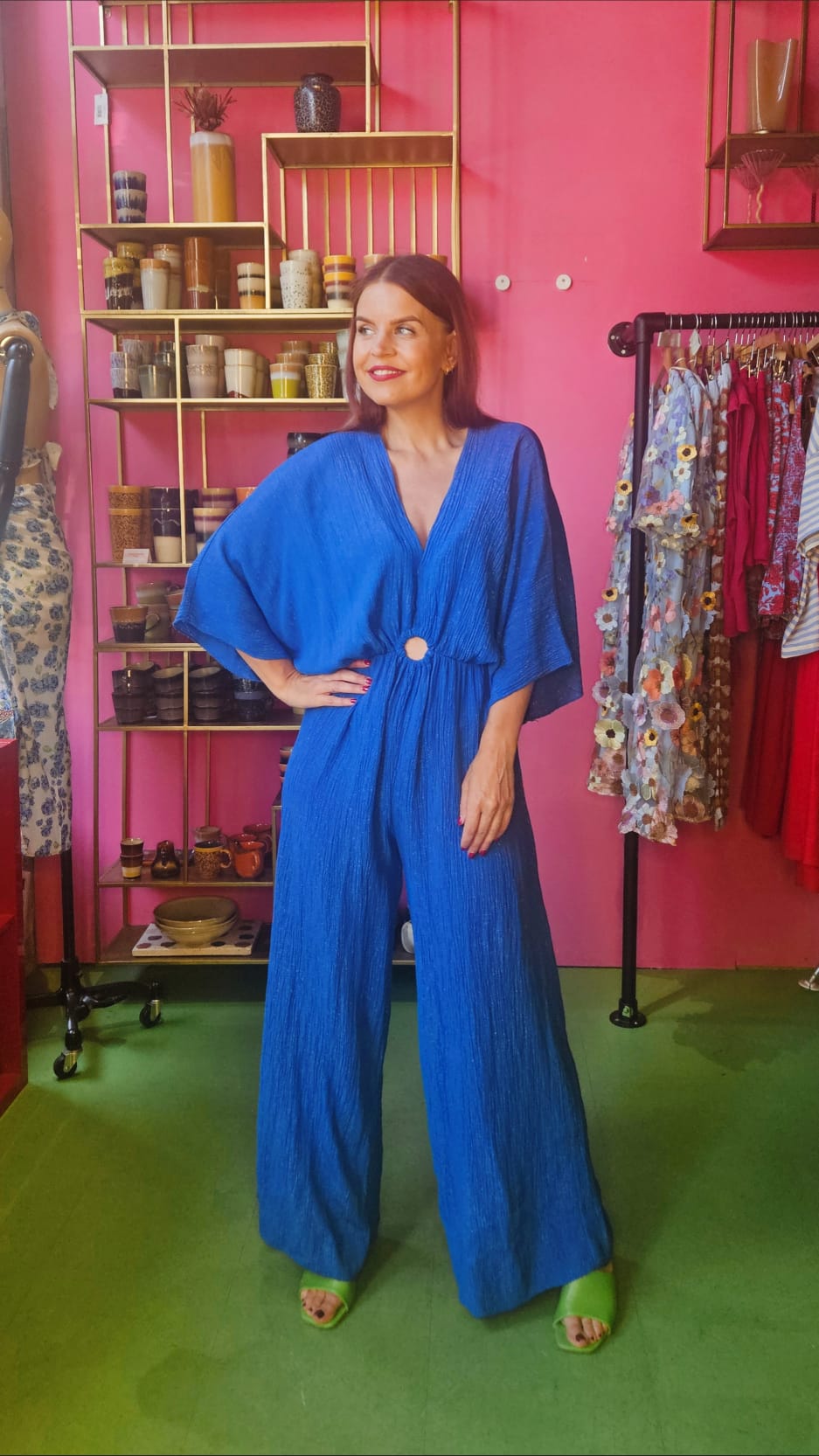MACARENA JUMPSUIT - ROYAL BLUE