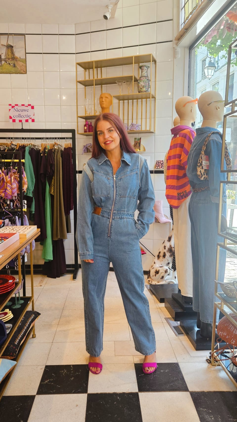 KATJA DENIM JUMPSUIT - BLUE