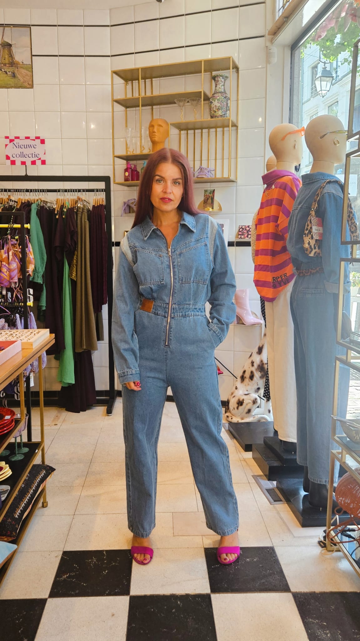 KATJA DENIM JUMPSUIT - BLUE