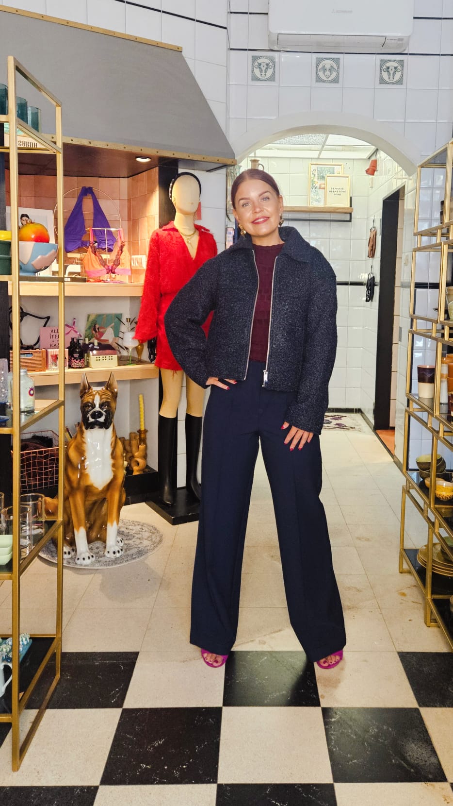 Y.A.S | REEMAJ HW PANTS - NAVY BLAZER