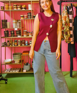 POMME GILET - BORDEAUX