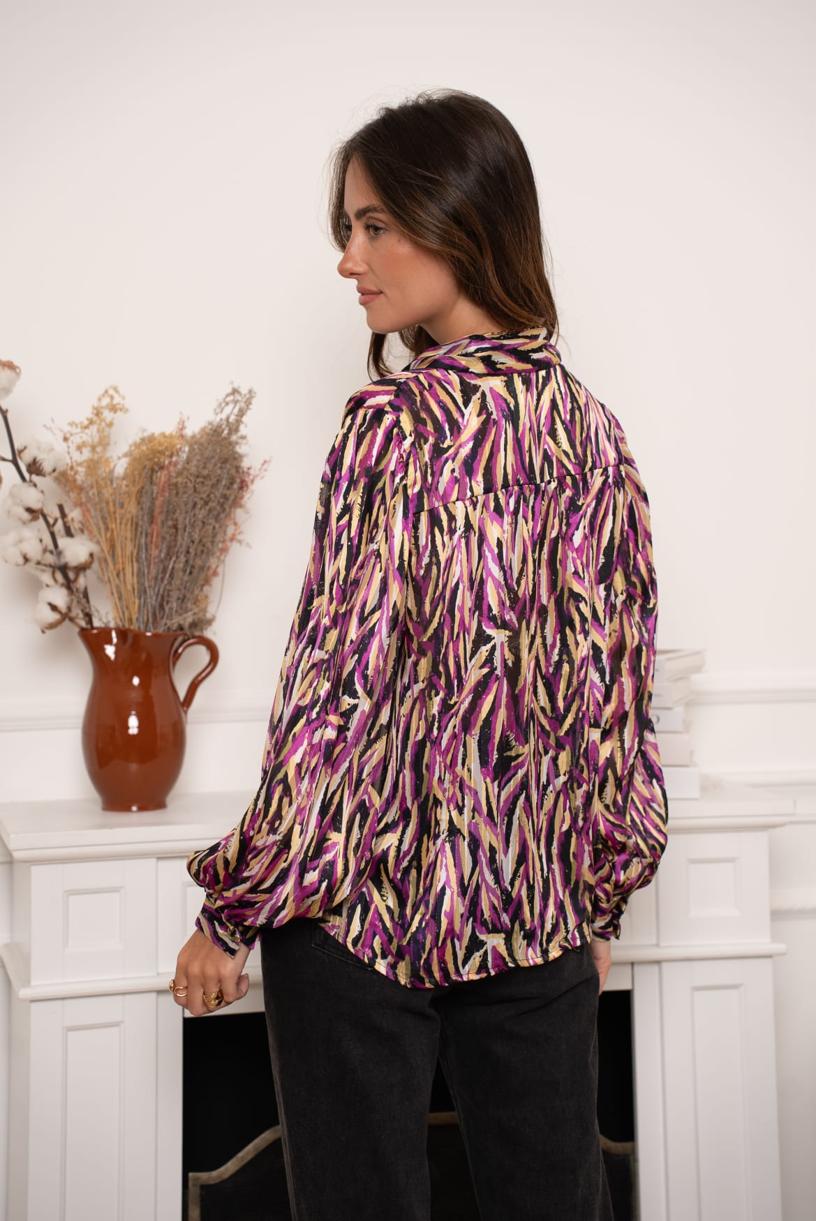 VALERIE BLOUSE - PURPLE