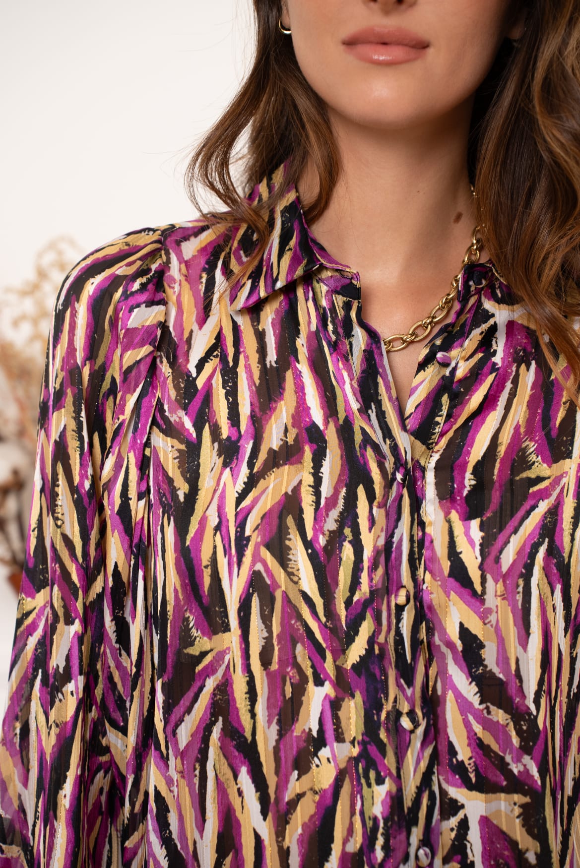 VALERIE BLOUSE - PURPLE