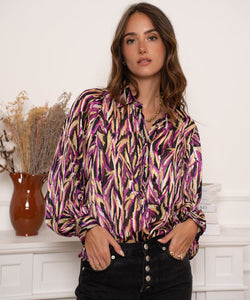 VALERIE BLOUSE - PURPLE