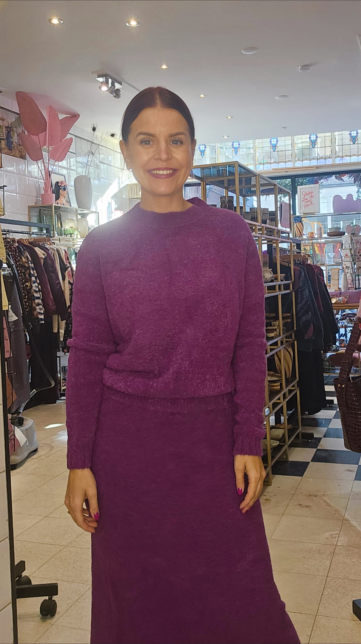 LOU SOFT PULLOVER - VIOLET