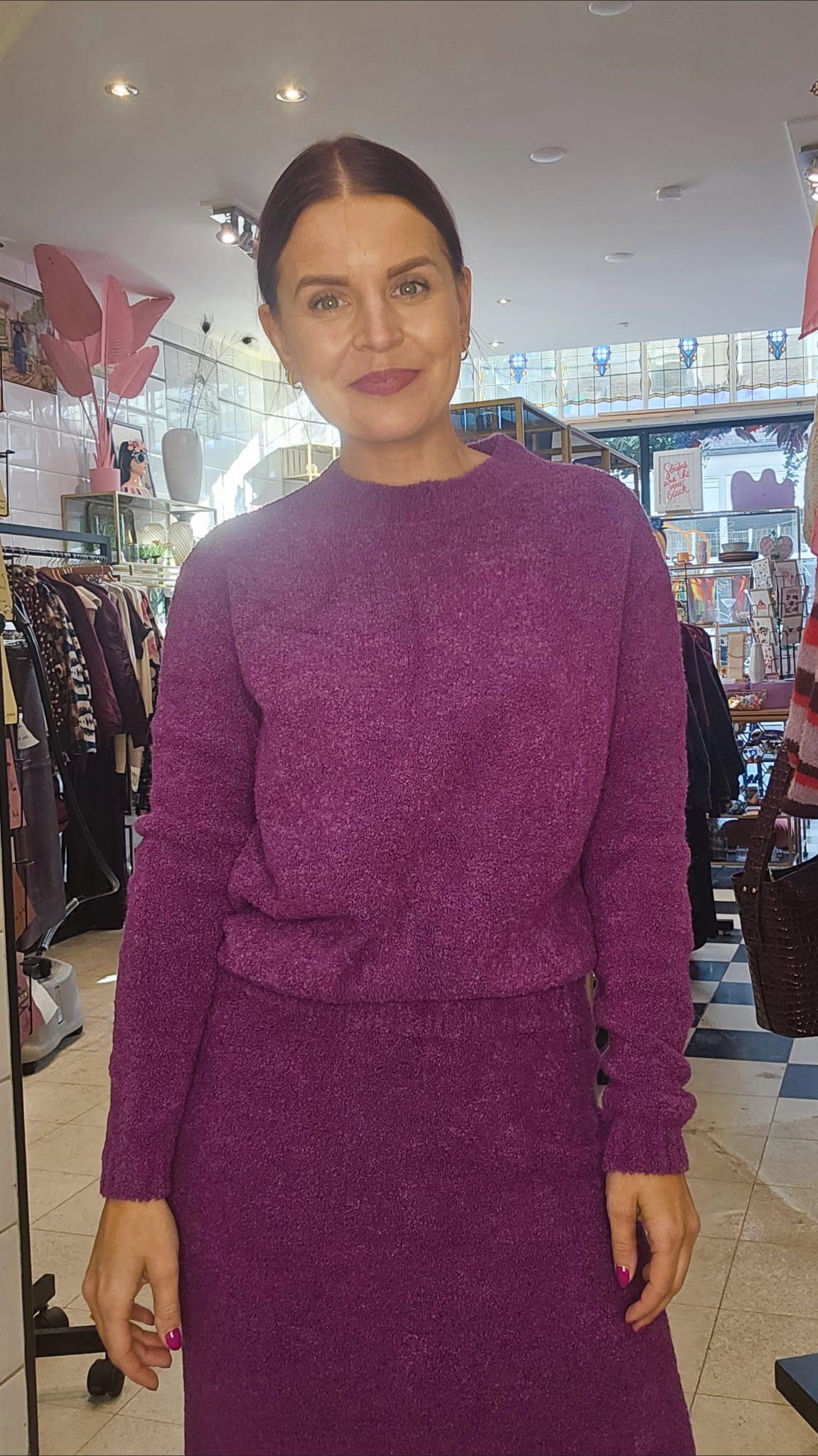 LOU SOFT PULLOVER - VIOLET